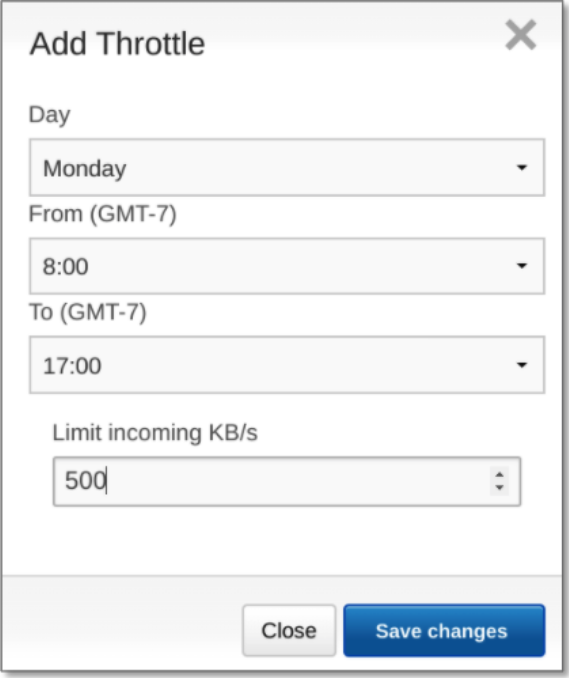 Throttling data collected from endpoints red canary support