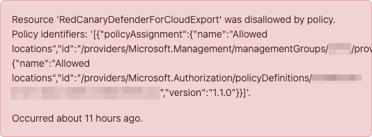 Allowed Locations Policy