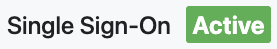 Active SSO Config